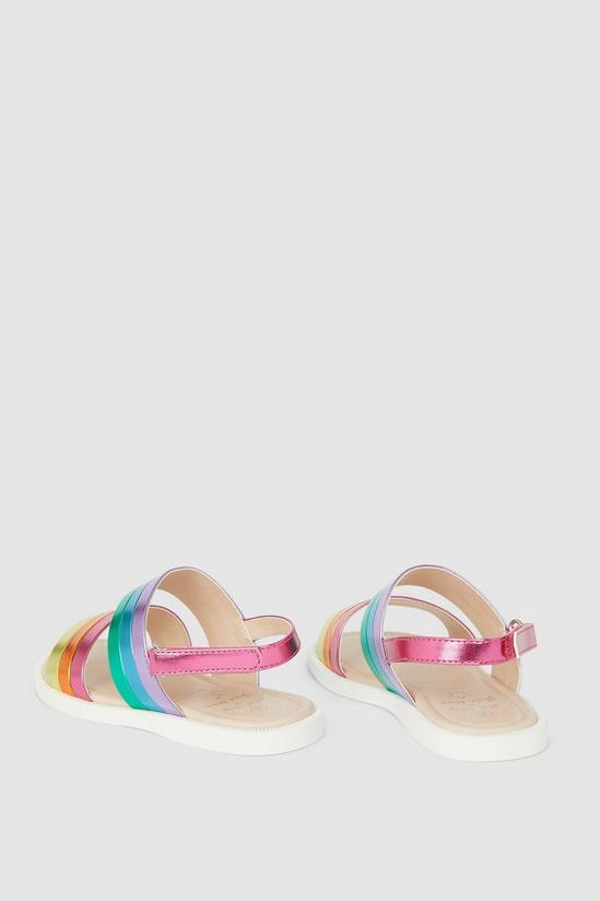 Blue Zoo Younger Girls Rainbow Sandal 4