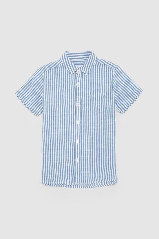 Blue Zoo Toddler Boy Textured Stripe Shirt 1