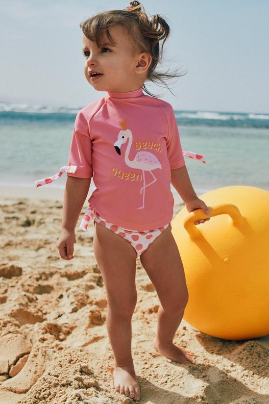 Blue Zoo Toddler Girl Beach Queen 2 Piece Swimsuit 1