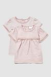 Blue Zoo Baby Girls 2pk Top With Lace Trim thumbnail 1