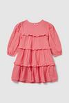 Blue Zoo Younger Girls Tiered Crinkle Gauze Dress thumbnail 3
